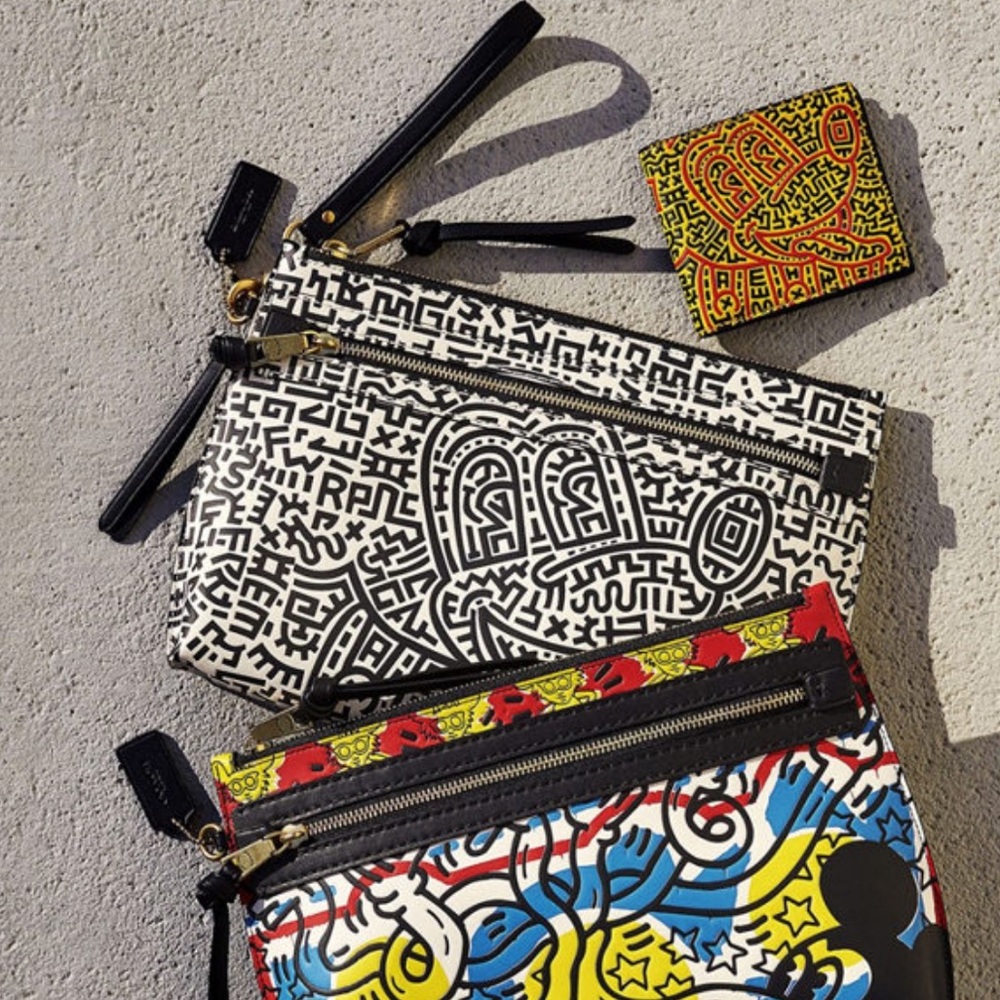 Coach x Keith Haring Mickey Academy Pouch Bag